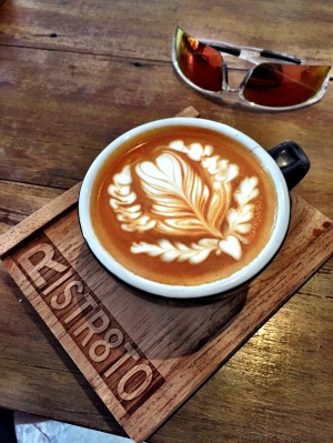 Award winning latte art